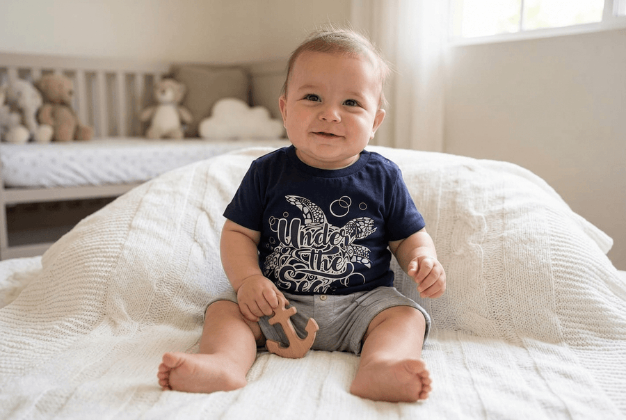 Under the Sea Baby Outfit Set | Organic Cotton T-Shirt & Shorts