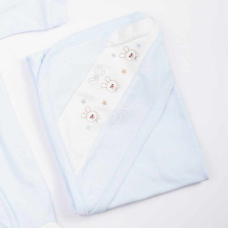 Bunny Bliss Newborn Hospital Set | Premium Cotton Baby Coming Home Outfit
