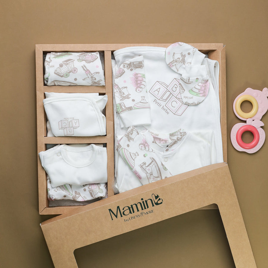 Newborn Hospital Starter Set – 6 Pieces | Complete Baby Essentials