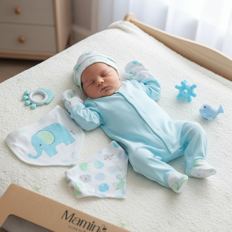 Newborn Hospital Starter Set – 6 Pieces | Complete Baby Essentials