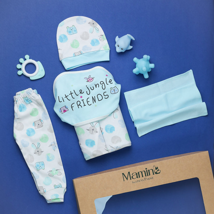 Newborn Hospital Starter Set – 6 Pieces | Complete Baby Essentials