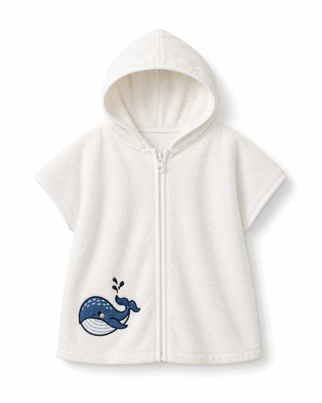 Kids Hooded Beach & Bath Poncho | Soft Cotton Towel Robe (9 Months–5 Years)
