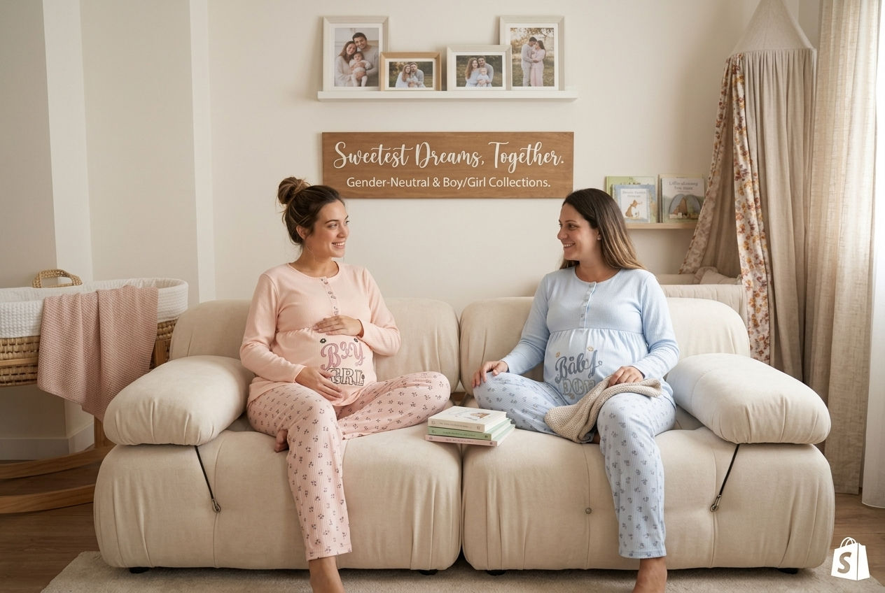 Blossom Whisper Maternity Delivery Pajama Set | Mamina