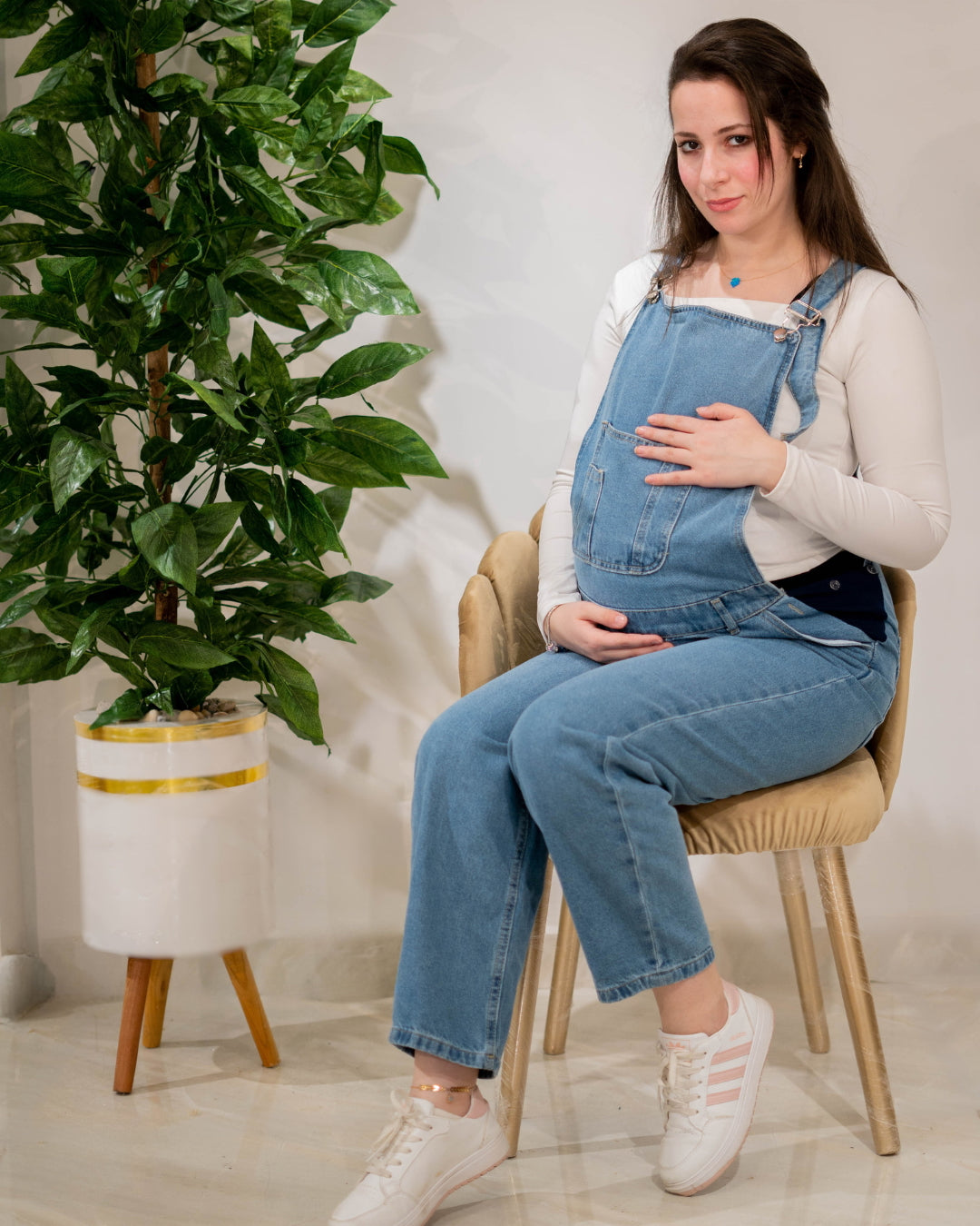 Boyfriend Maternity Jumpsuit