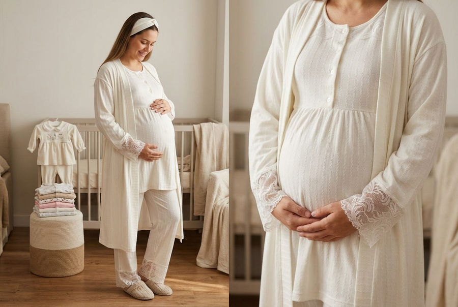 Étoile Lace Maternity Delivery Set – 3 Pieces
