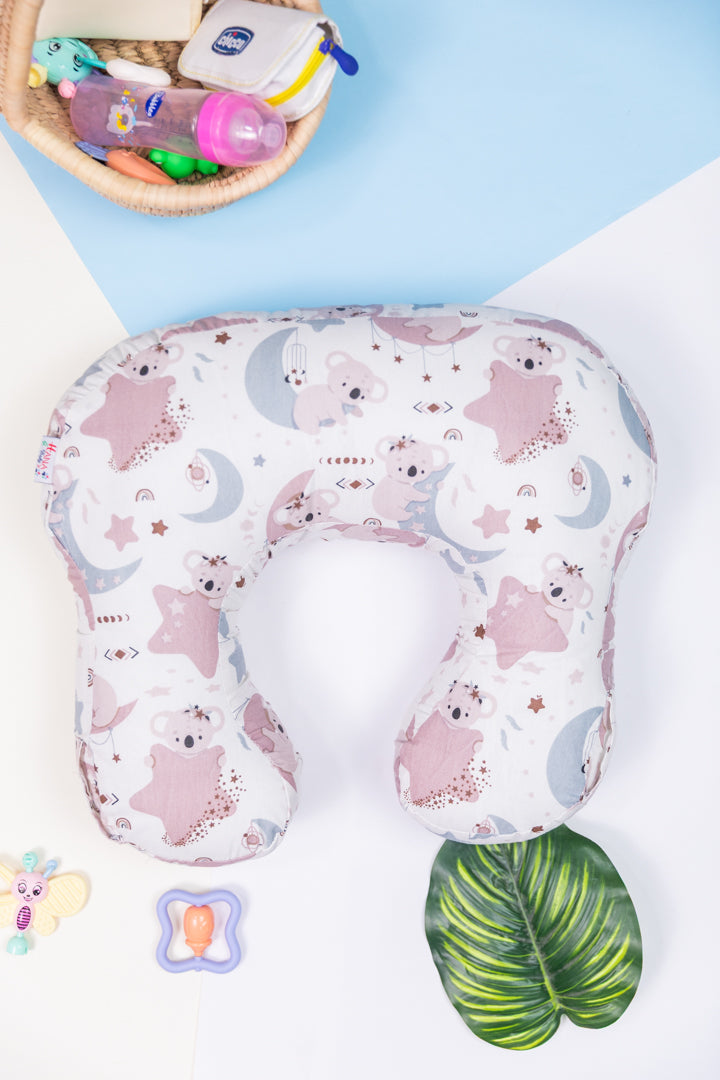 Baby Sitting Training Pillow with Toy Stand
