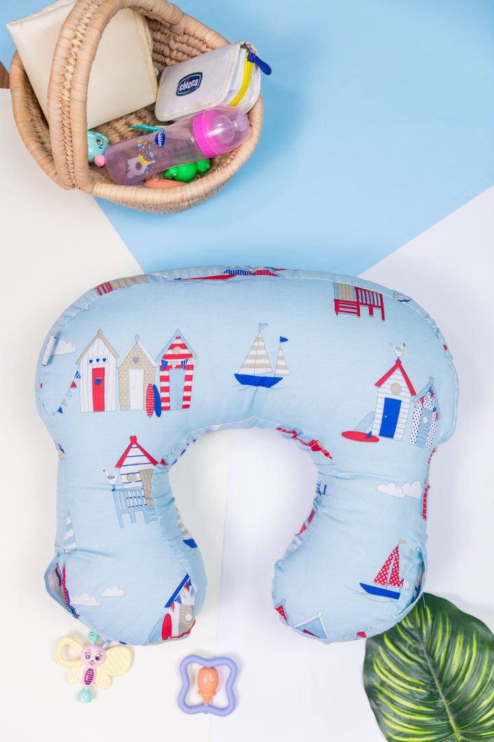 Baby Sitting Training Pillow with Toy Stand