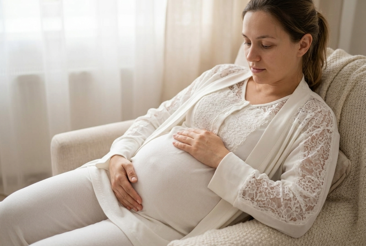 Serenity Lace Maternity Delivery Set – 3 Pieces