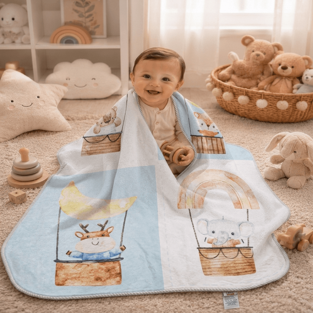 Mora Printed Baby Blanket