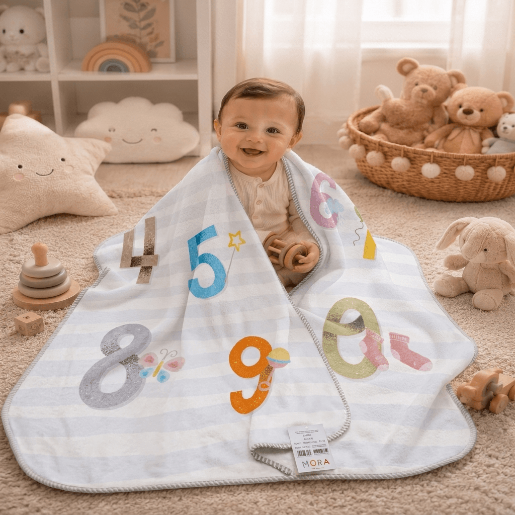 Mora Printed Baby Blanket