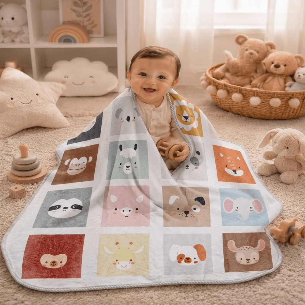 Mora Printed Baby Blanket