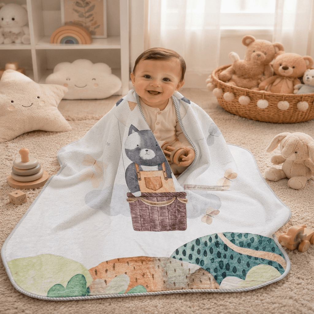 Mora Printed Baby Blanket