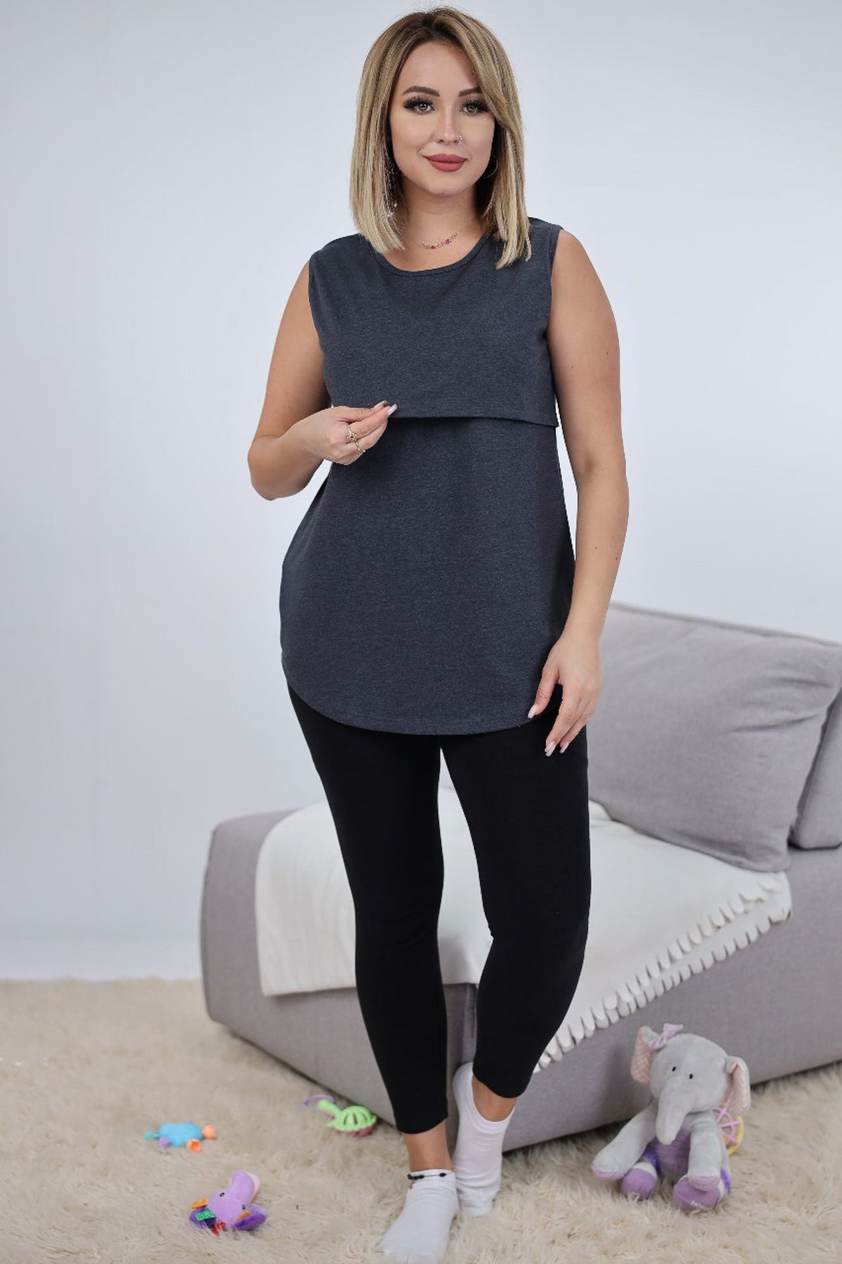 Sleeveless Nursing Top